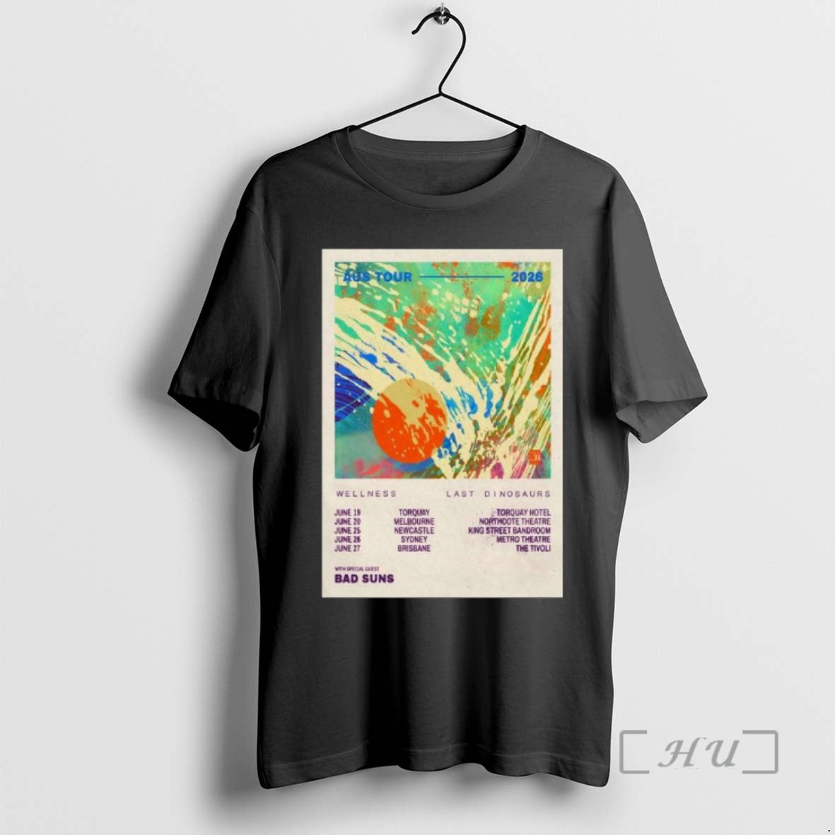 Officials Last Dinosaurs With Bads Suns Aus 2026 Tour T-Shirts, Hoodie, Sweatshirt | PopFlextees.com