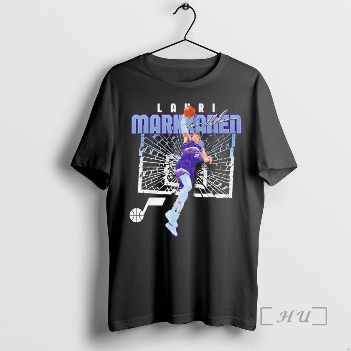 Officials Lauri Markkanen Dunk Backboard Shattering Utah Jazz T-Shirts, Hoodie, Sweatshirt | PopFlextees.com