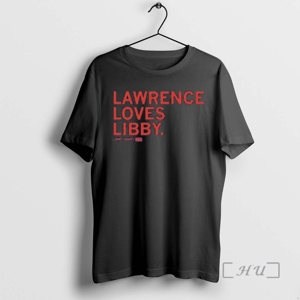 Officials Lawrence Loves Libby Fandel Circle Black T-Shirts, Hoodie, Sweatshirt | PopFlextees.com