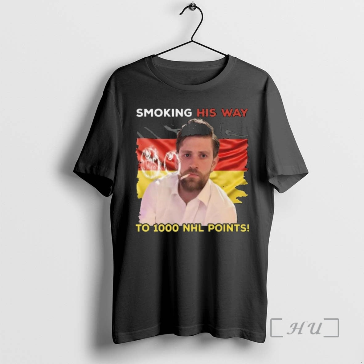 Officials Leon Draisaitl Smoking His Way To 1000 Point T-Shirts, Hoodie, Sweatshirt | PopFlextees.com
