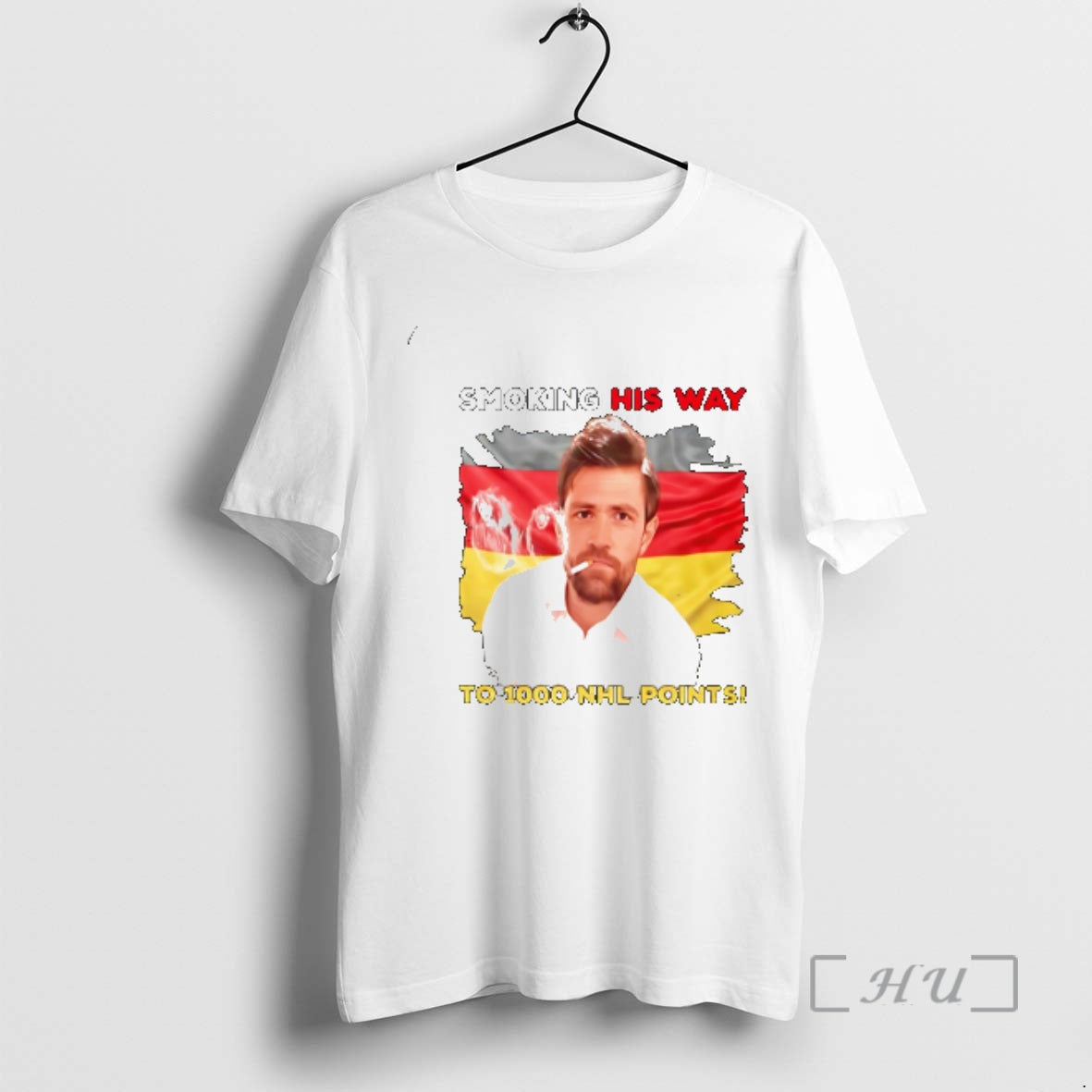 Officials Leon Draisaitl Smocking His Way To 1000 Points T-Shirts, Hoodie, Sweatshirt | PopFlextees.com