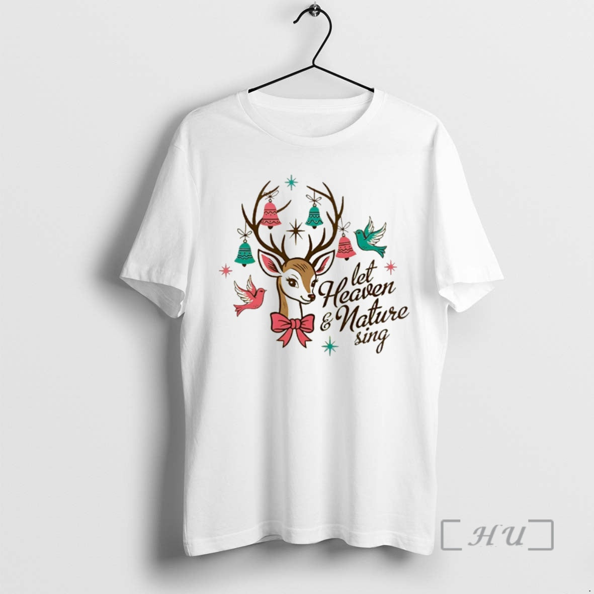 Officials Let Heaven And Nature Sing Christmas Retro Christmas T-Shirts, Hoodie, Sweatshirt | PopFlextees.com