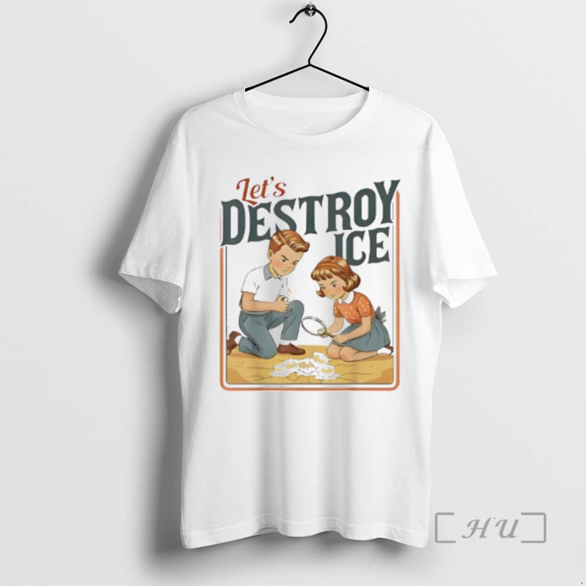 Officials Lets Destroy Ice Vintage Retro T-Shirts, Hoodie, Sweatshirt | PopFlextees.com