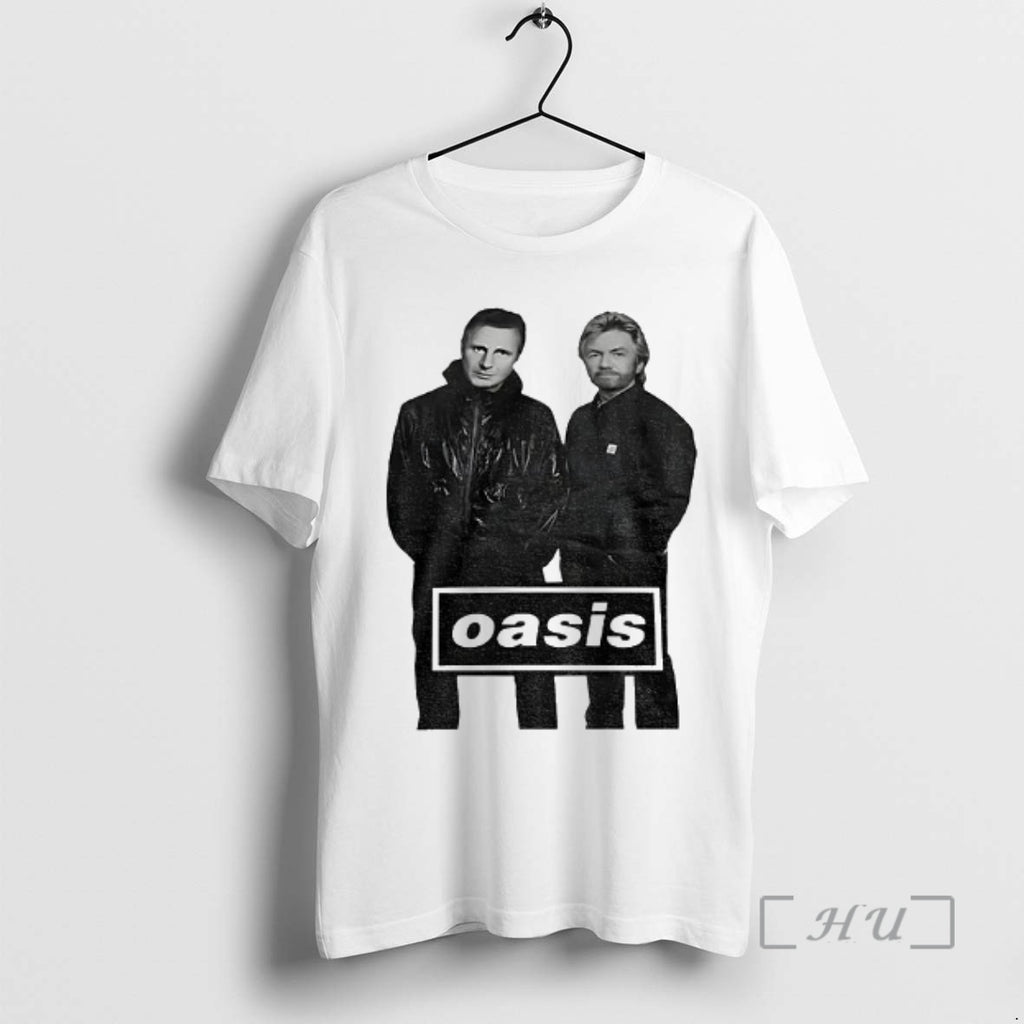 Officials Liam Neeson And Noel Edmonds Oasis T-Shirts, Hoodie, Sweatshirt | PopFlextees.com