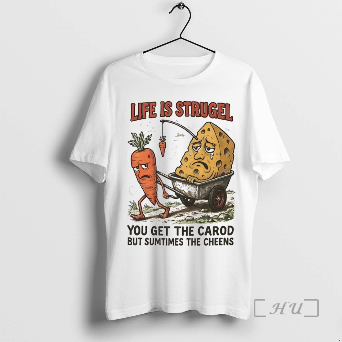 Officials Life Is Strugel You Get The Carod But Sumtimes The Cheens Premium T Shirts Hoodie, Sweatshirt | PopFlextees.com