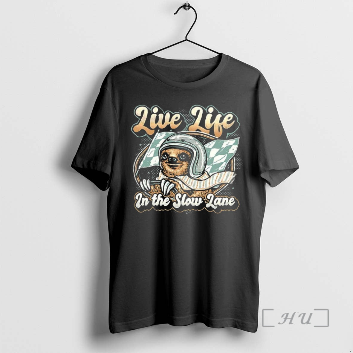Officials Live Life In The Slow Lane Sloth Racer Woman T-Shirts, Hoodie, Sweatshirt | PopFlextees.com