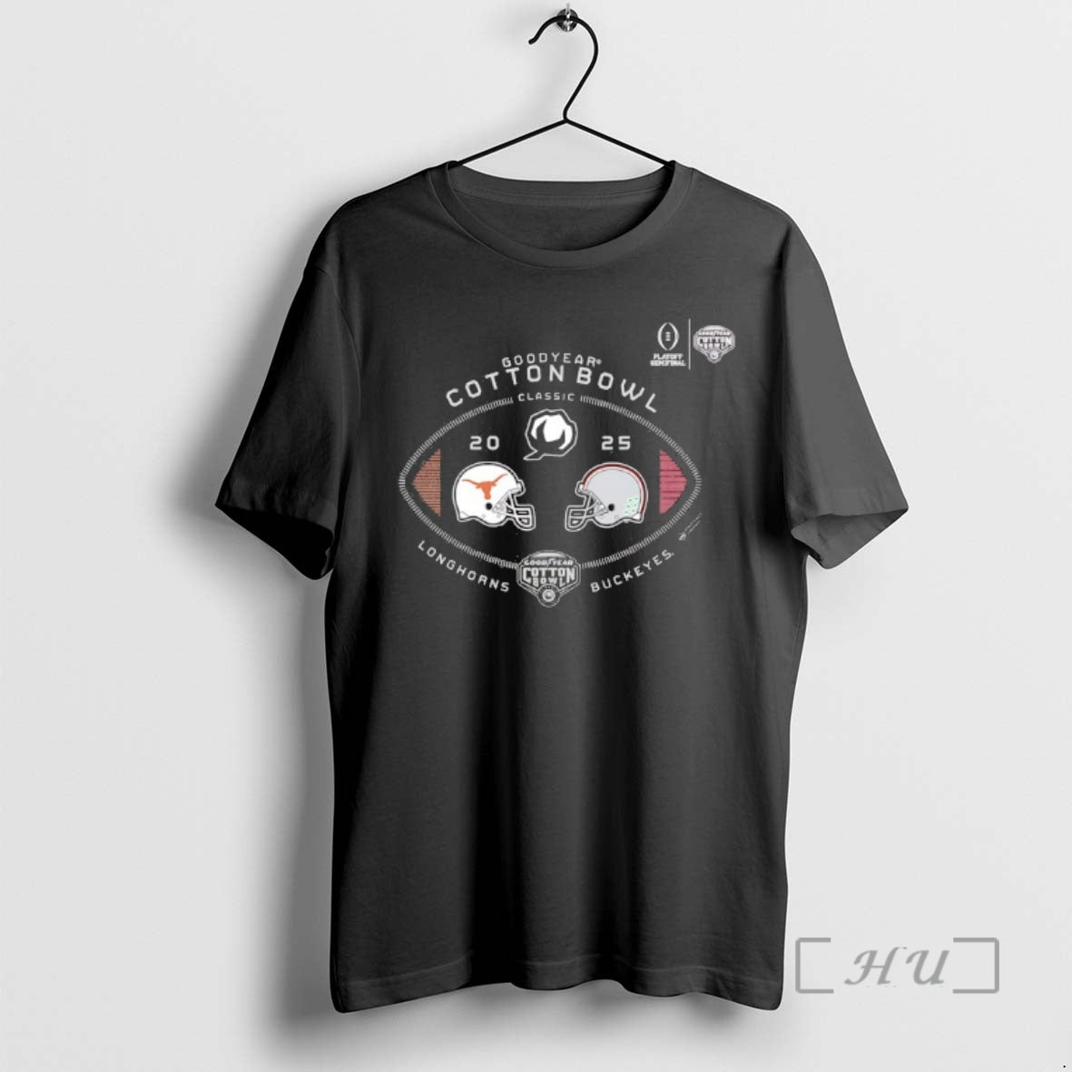 Officials Longhorn Vs Buckeyes Goodyear Cotton Bowl Classic 2 Team 2025 T-Shirts, Hoodie, Sweatshirt