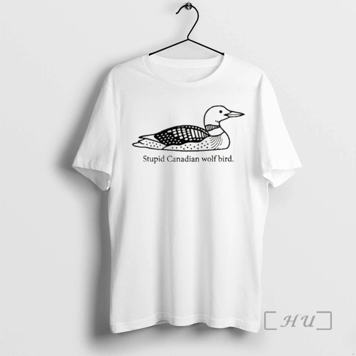 Officials Loon Bird Stupid Canadian Wolf Bird Hockey Romance T-Shirts, Hoodie, Sweatshirt