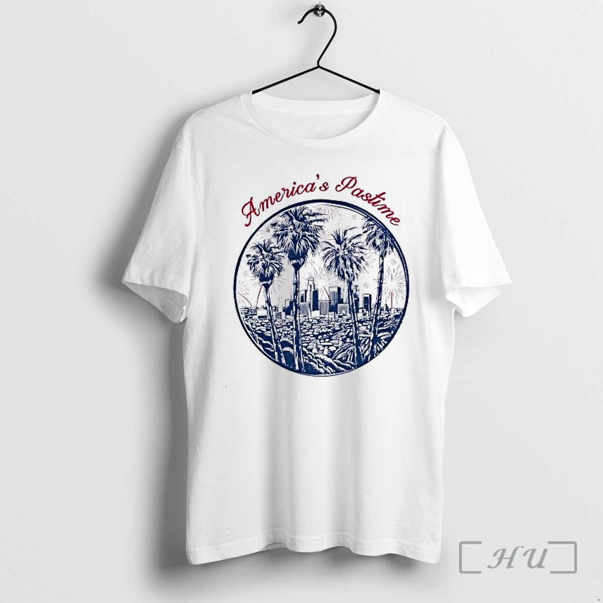 Officials Los Angeles Dodgers Americas Pastime Los Angeles City Skyline