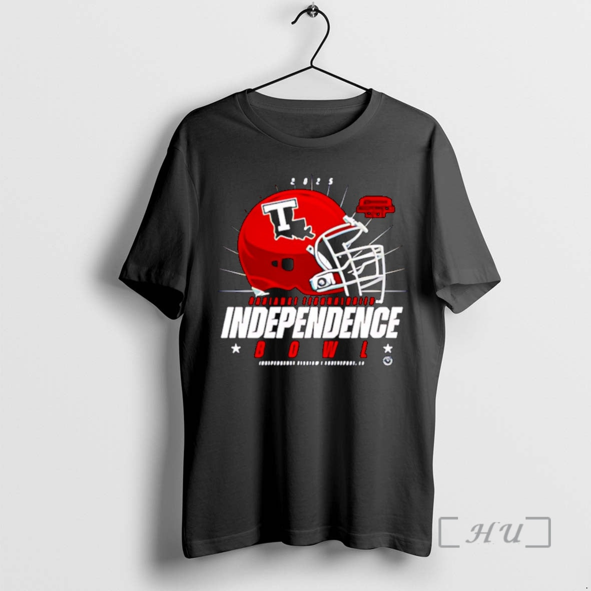 Officials Louisiana Tech Bulldogs 2025 Radiance Technologies Independence Bowl Helmet Christmas Premium T Shirts Sweater...