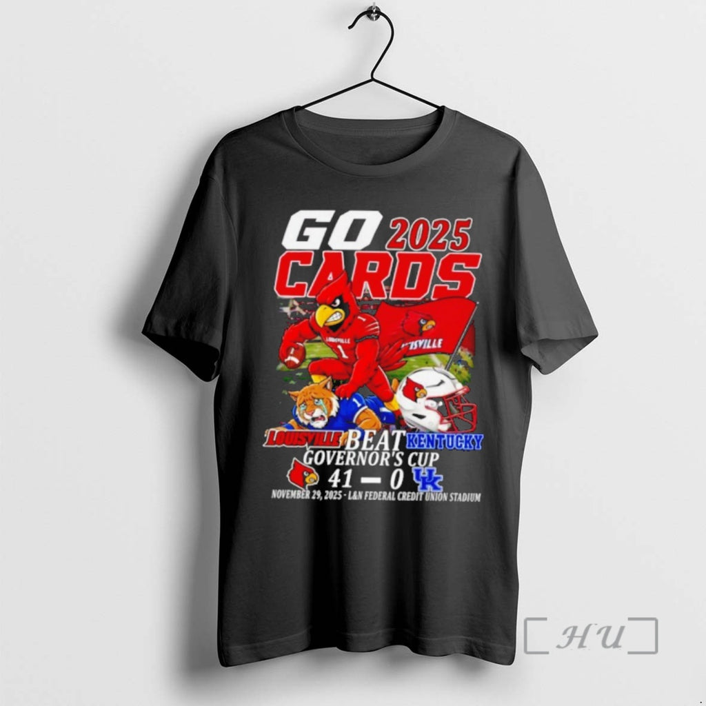 Officials Louisville Cardinals Beat Kentucky Wildcats Go Cards 2025 T-Shirts, Hoodie, Sweatshirt | PopFlextees.com