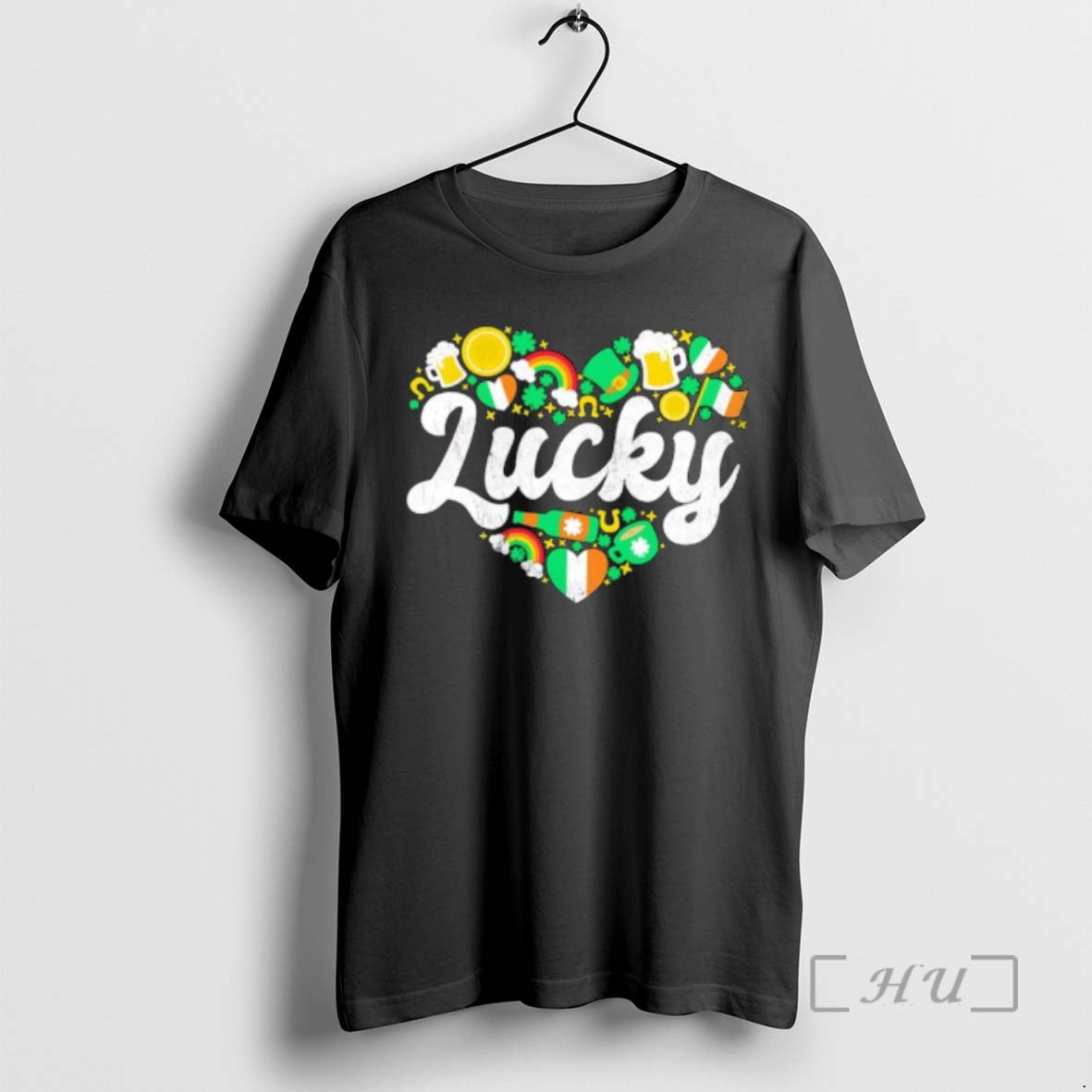 Officials Lucky Heart Patricks Day Retro T-Shirts, Hoodie, Sweatshirt | PopFlextees.com