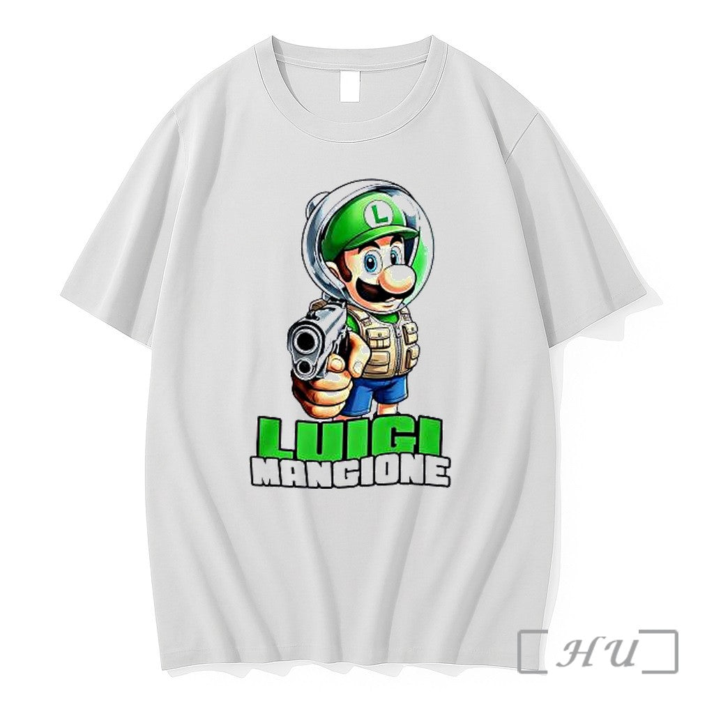 Officials Luigi Mangione With Gun Premium T Shirts Sweater Hoodie Jpg