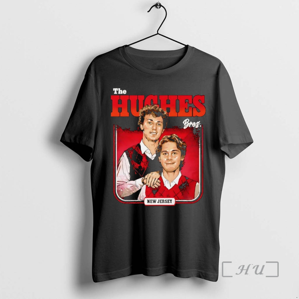 Officials Luke And Jack The Hughes Step Brothers New Jersey Devils Premium T Shirts Sweater Hoodie, Sweatshirt