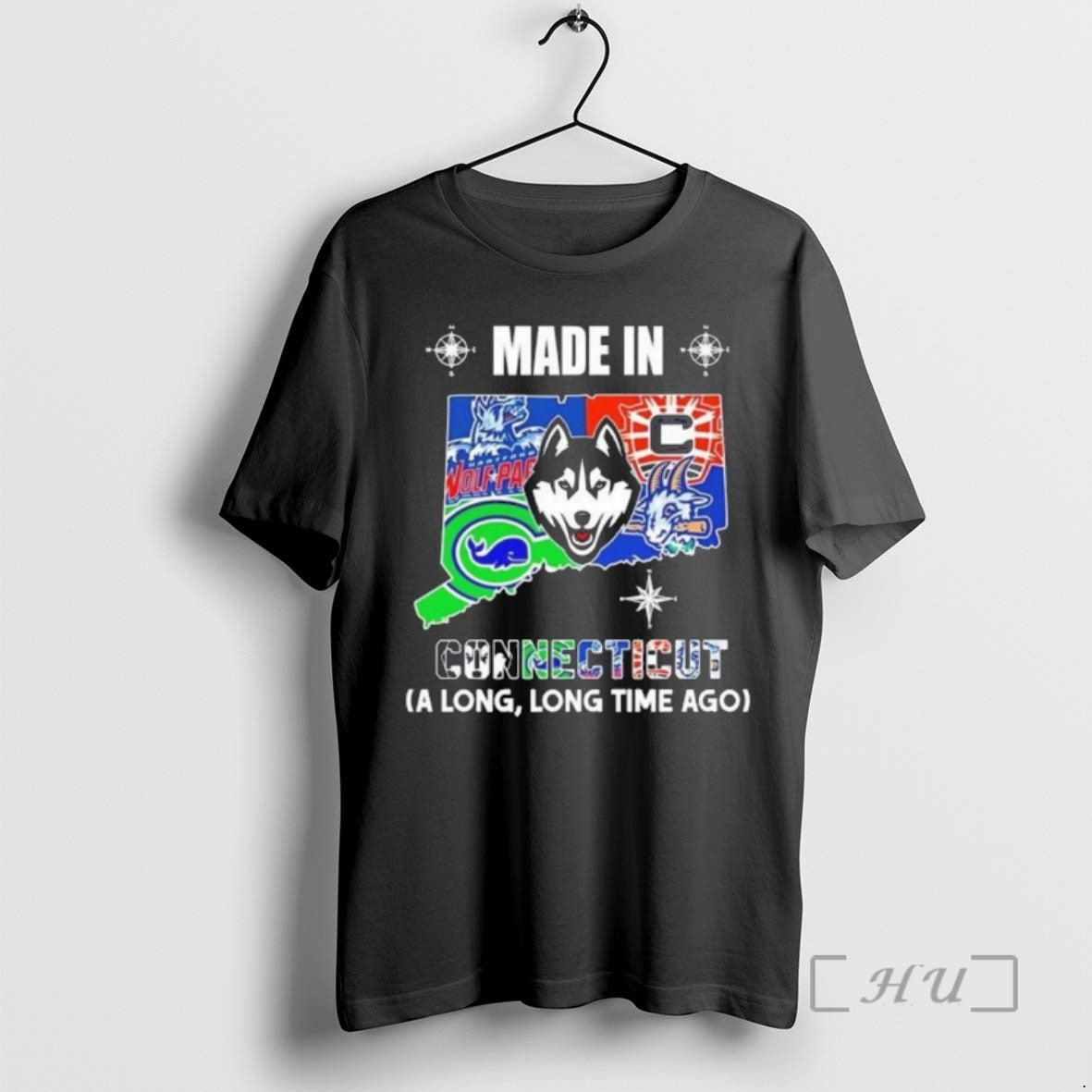 Officials Made In Connecticut A Long Long Time Ago State Logo Map 2026 Premium T-Shirts, Hoodie, Sweatshirt | PopFlextees.com
