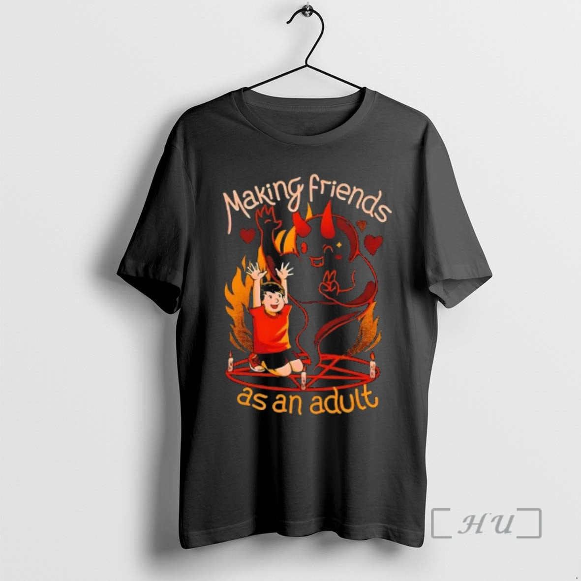 Officials Making New Friends Satanic Ritual T-Shirts, Hoodie, Sweatshirt | PopFlextees.com