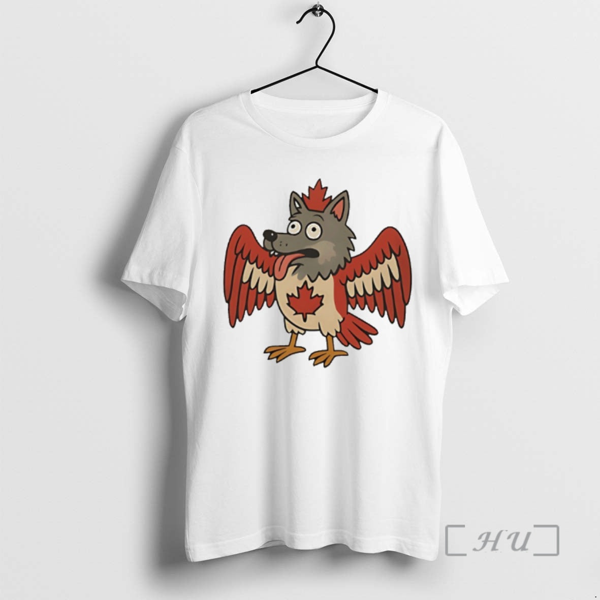 Officials Maple Mad Wolfbird Quirky Canadian Creature Cartoon T-Shirts, Hoodie, Sweatshirt | PopFlextees.com