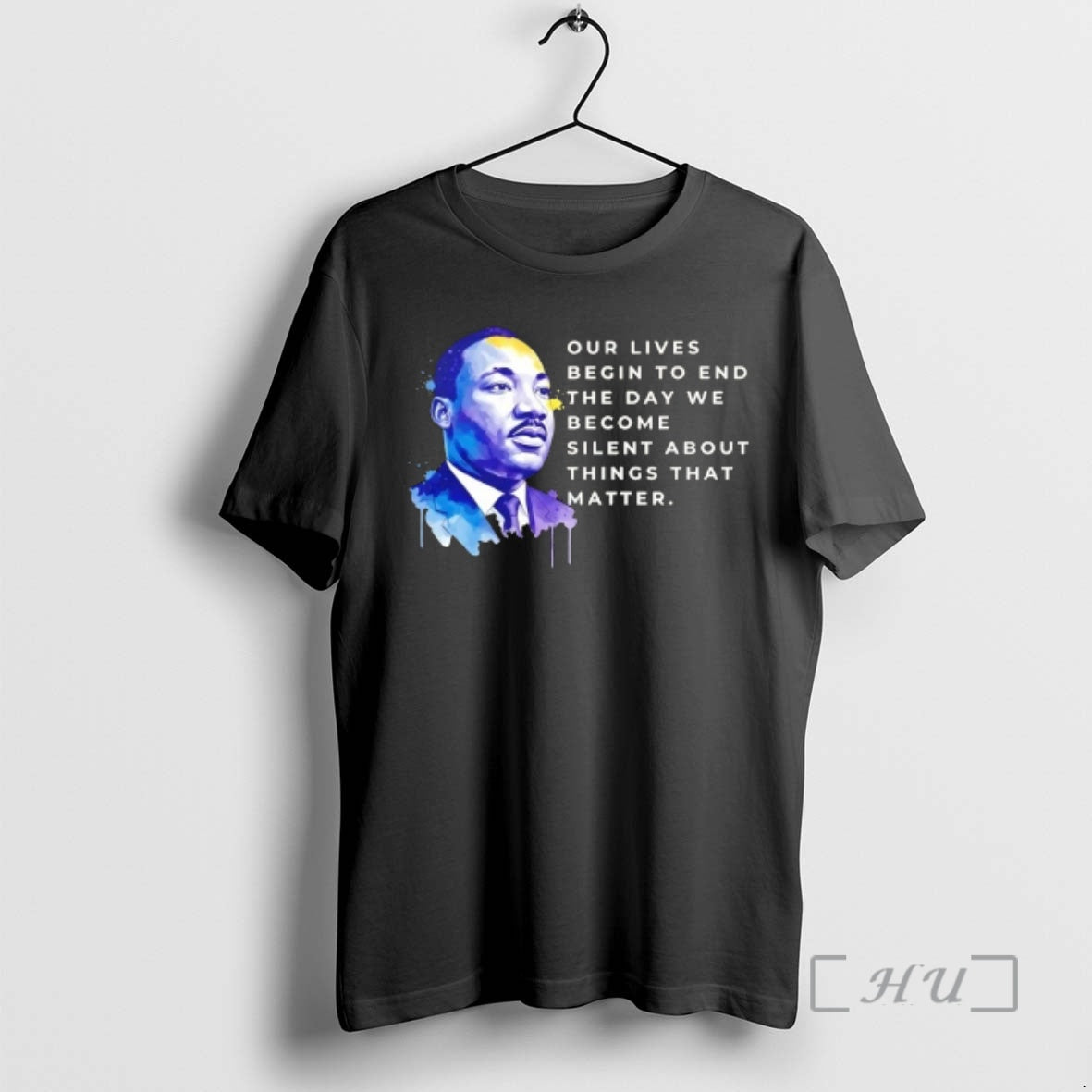 Officials Martin Luther King Jr Our Lives Begin To End The Day We Become Silent T-Shirts, Hoodie, Sweatshirt