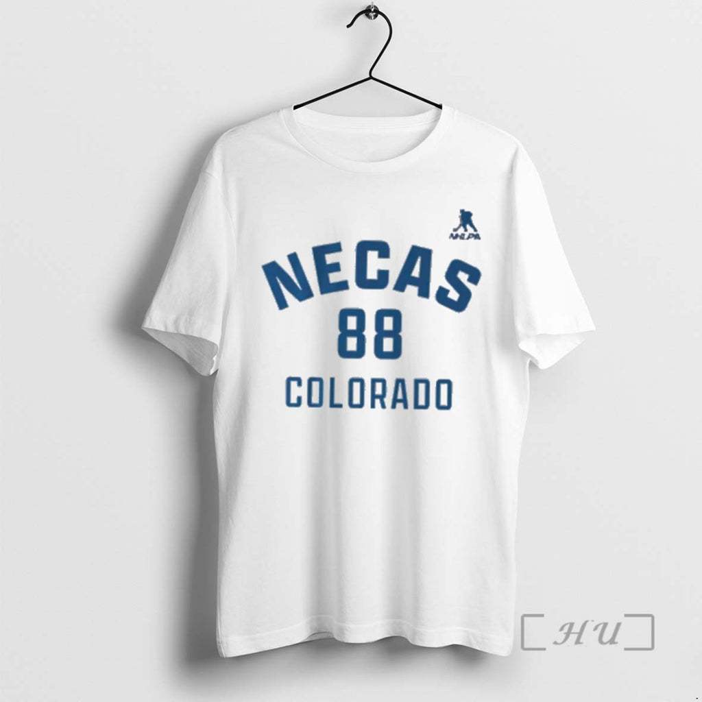 Officials Martin Necas 88 Colorado Avalanche Nhl Name Number T-Shirts, Hoodie, Sweatshirt | PopFlextees.com