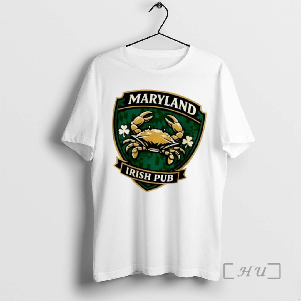 Officials Maryland Irish Pub Logo T-Shirts, Hoodie, Sweatshirt | PopFlextees.com