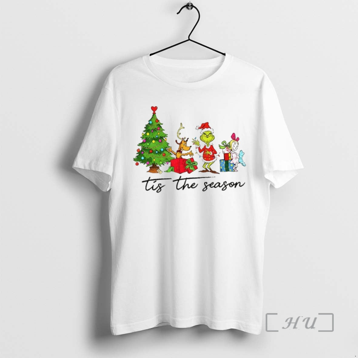 Officials Max Grinch Cindy Lou Who Santa Hat Tis The Season Merry Christmas Premium T-Shirts, Hoodie, Sweatshirt