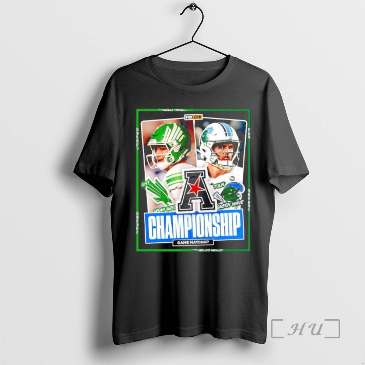 Officials Mean Green Vs Green Wave 2025 American Conference Champions T-Shirts, Hoodie, Sweatshirt