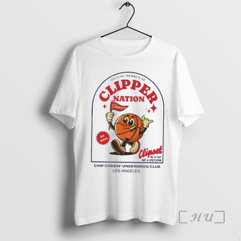 Officials Member Clipper Nation Chip Chasin Underdawg Club Los Angeles T-Shirts, Hoodie, Sweatshirt