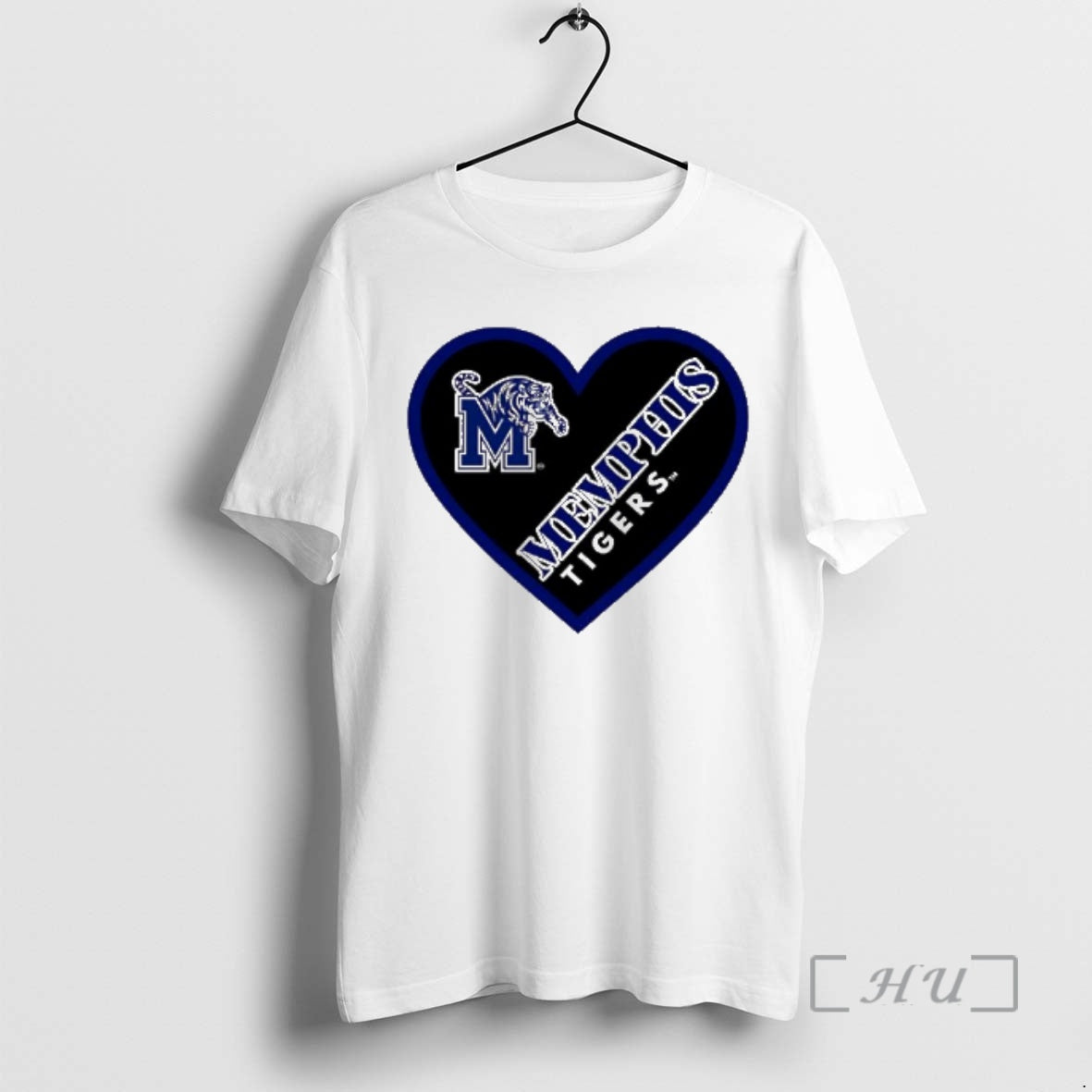 Officials Memphis Tigers Heart Black T-Shirts, Hoodie, Sweatshirt | PopFlextees.com
