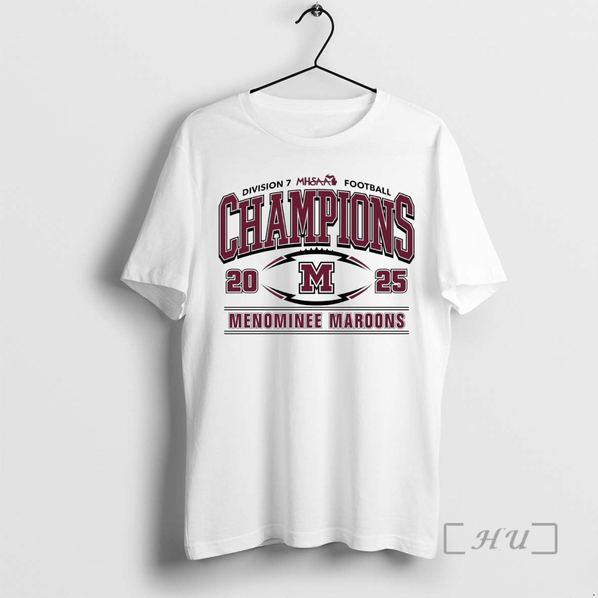 Officials Menominee Maroons 2025 Mhsaa Football D7 Champions T-Shirts, Hoodie, Sweatshirt | PopFlextees.com