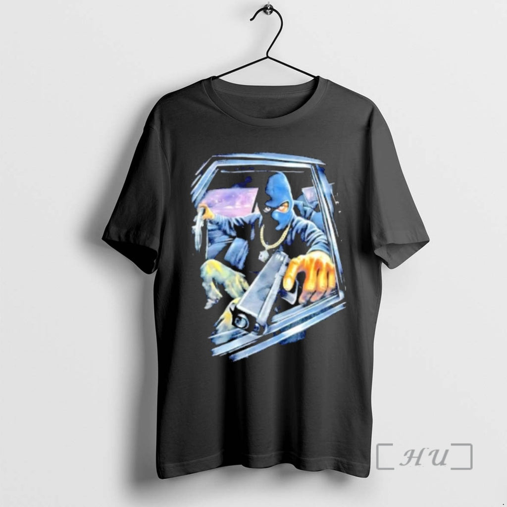 Officials Mens Mask Balaclava Pistol With Car T-Shirts, Hoodie, Sweatshirt | PopFlextees.com