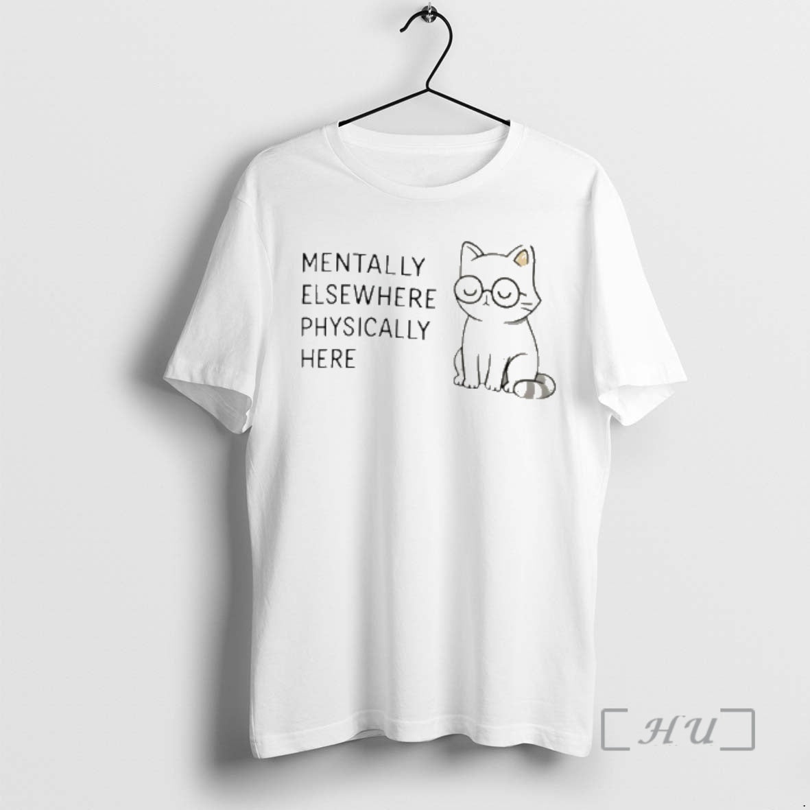 Officials Mentally Elsewhere Physically Here Cat T-Shirts, Hoodie, Sweatshirt | PopFlextees.com