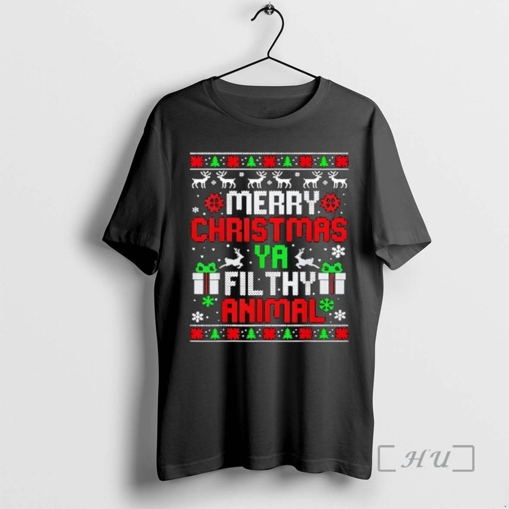 Officials Merry Christmas Animal Filthy Ya Xmas Family Pajama T-Shirts, Hoodie, Sweatshirt | PopFlextees.com