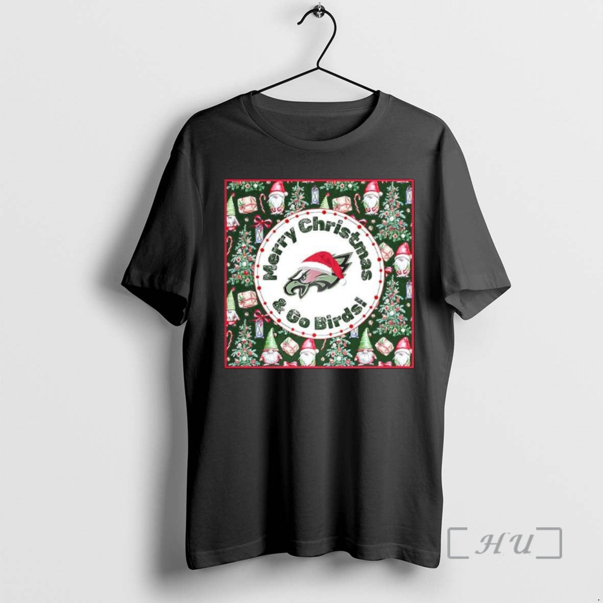 Officials Merry Christmas And Go Birds Logo T-Shirts, Hoodie, Sweatshirt | PopFlextees.com