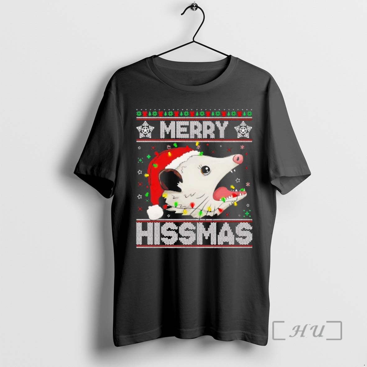 Officials Merry Hissmas Opossum T-Shirts, Hoodie, Sweatshirt | PopFlextees.com