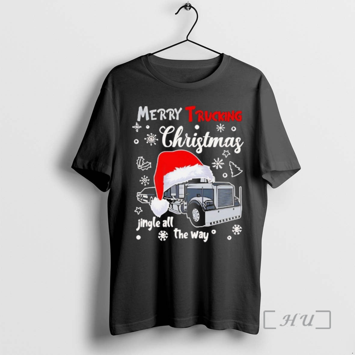 Officials Merry Trucking Christmas Jingle All The Way T-Shirts, Hoodie, Sweatshirt | PopFlextees.com
