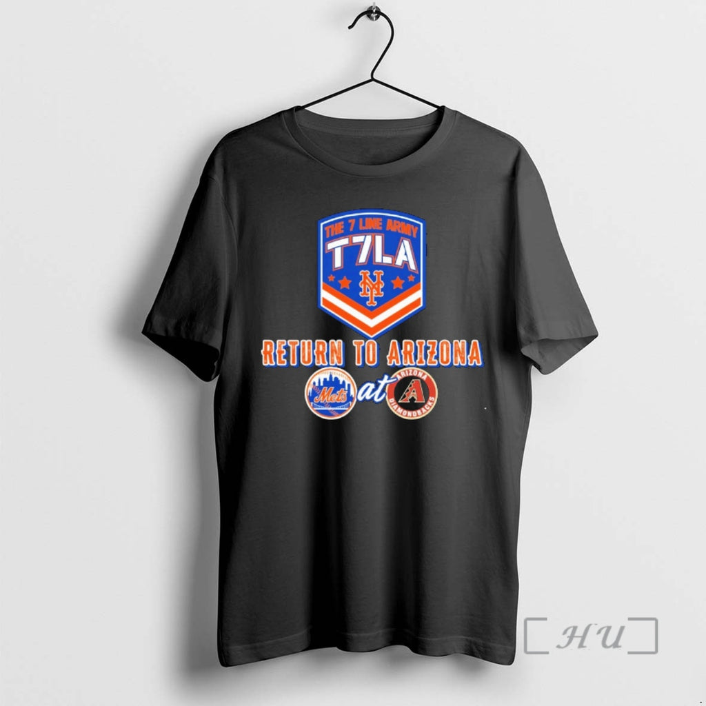 Officials Mets Vs Arizona The 7 Line Army Return To Arizona 2026 Logos Premium T-Shirts, Hoodie, Sweatshirt | PopFlextees.com