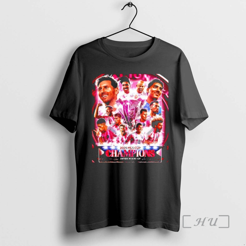 Officials Miami Cf 2025 Mls Cup Champions Trophy T-Shirts, Hoodie, Sweatshirt | PopFlextees.com