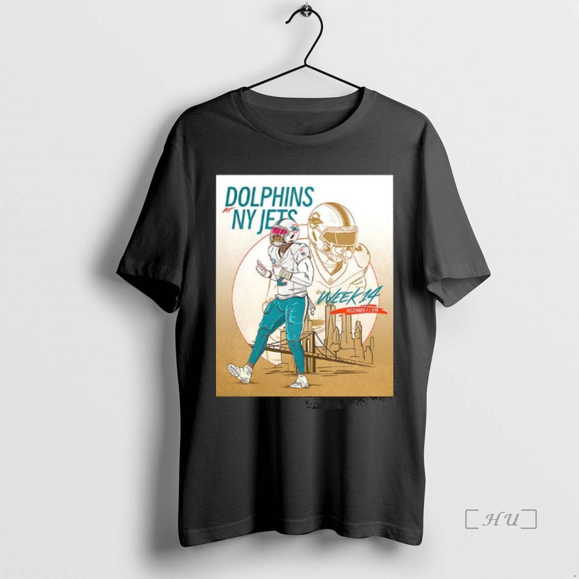 Officials Miami Dolphins Vs New York Jets Week 14 T-Shirts, Hoodie, Sweatshirt | PopFlextees.com