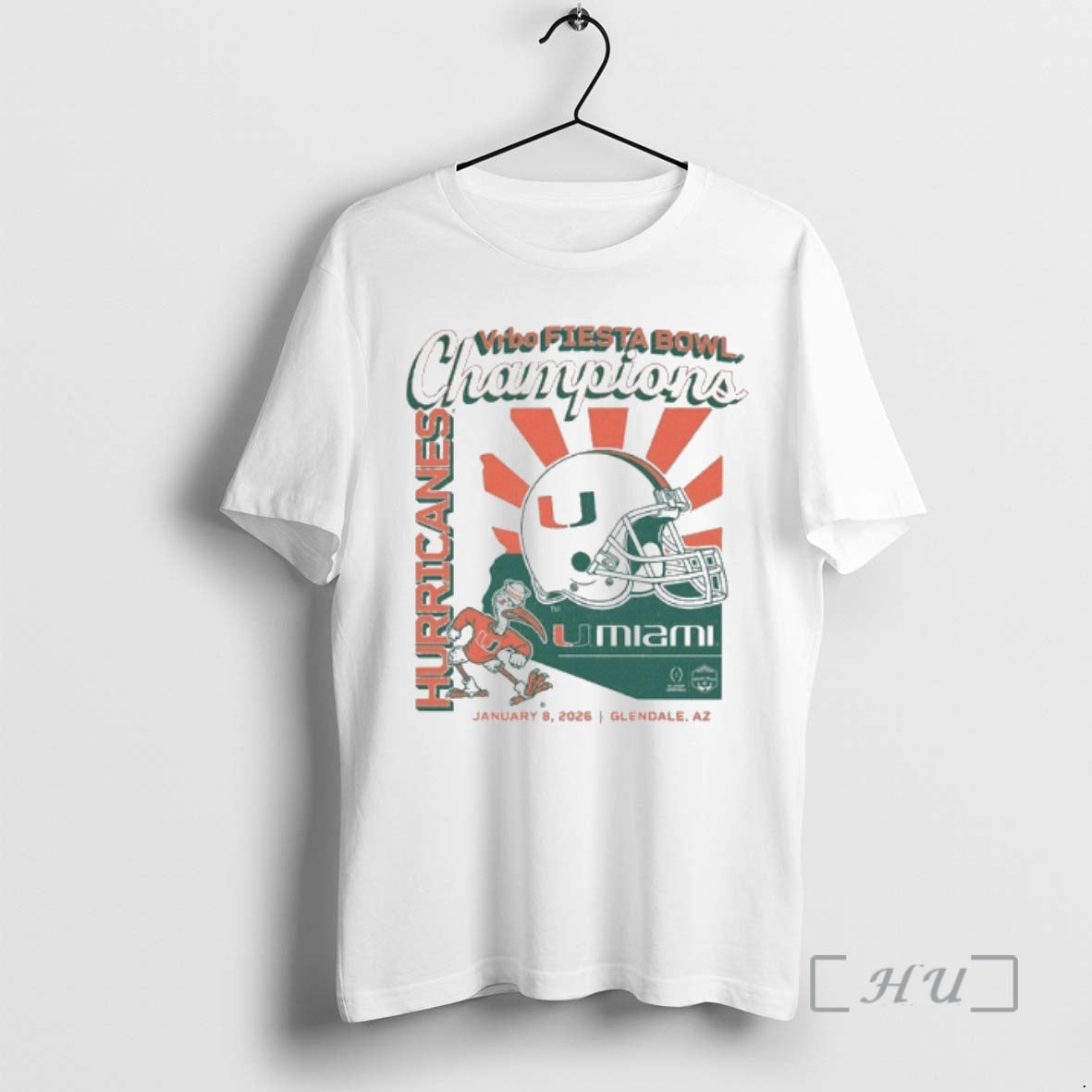 Officials Miami Football Cfp Fiesta Bowl Champions T-Shirts, Hoodie, Sweatshirt | PopFlextees.com