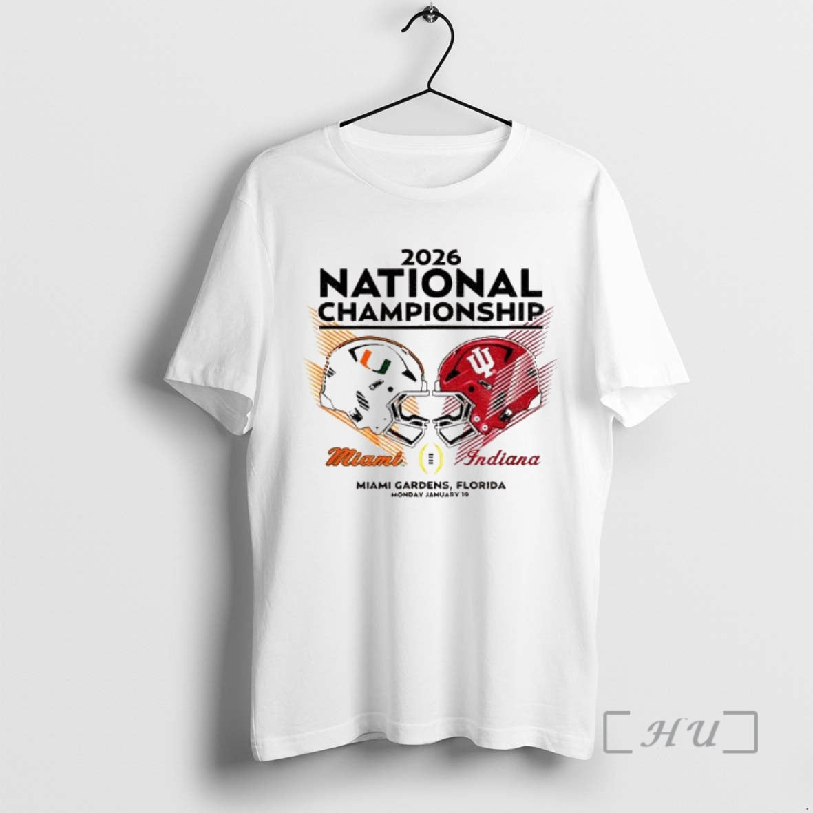 Officials Miami Vs Indiana Football College Football Final Matchup 2026 T-Shirts, Hoodie, Sweatshirt | PopFlextees.com