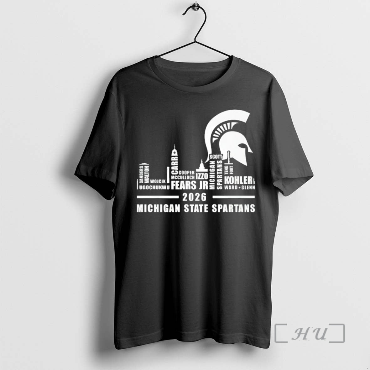 Officials Michigan State Spartans 2026 Players Name Skyline T-Shirts, Hoodie, Sweatshirt