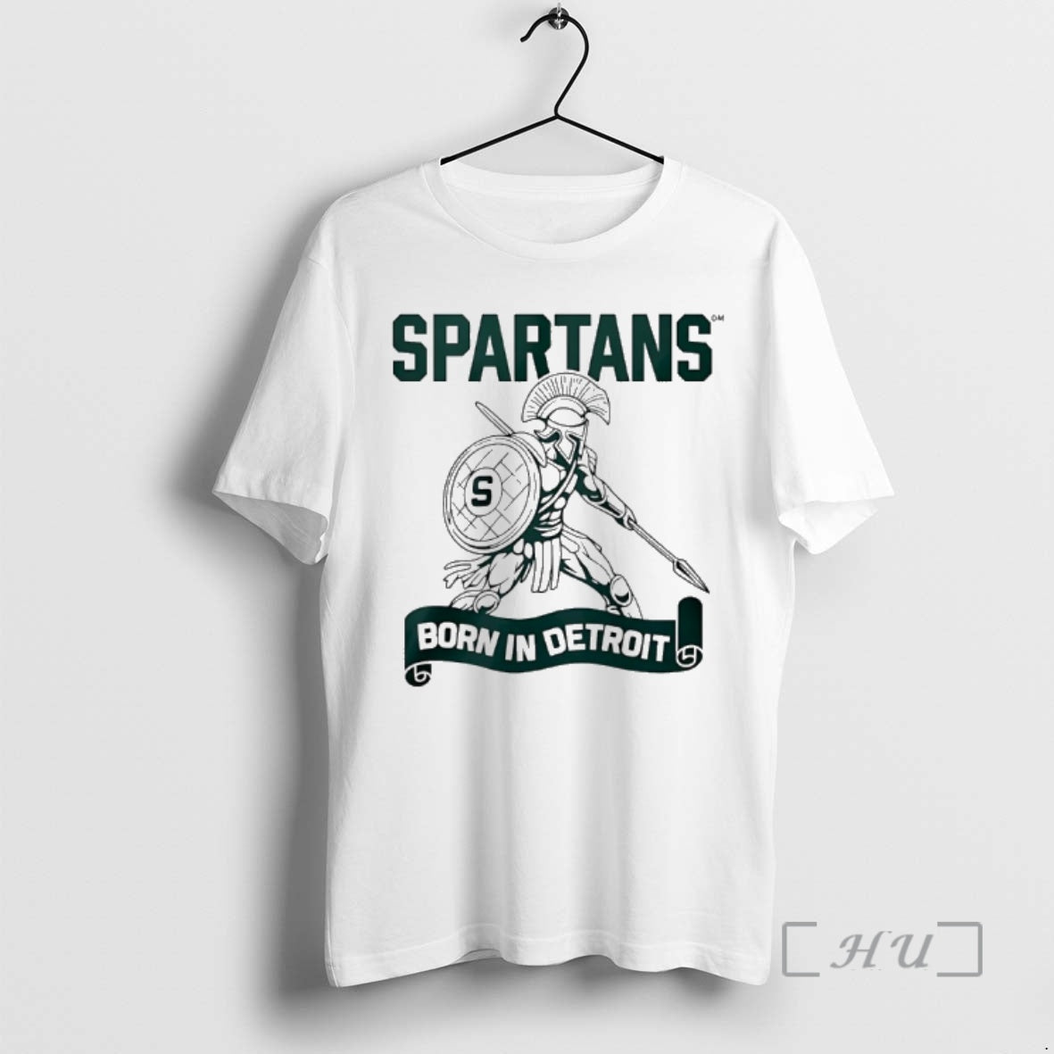 Officials Michigan State Spartans Born In Detroit T-Shirts, Hoodie, Sweatshirt | PopFlextees.com