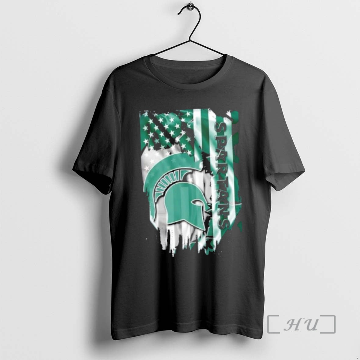 Officials Michigan State Spartans Football X American Flag T-Shirts, Hoodie, Sweatshirt | PopFlextees.com