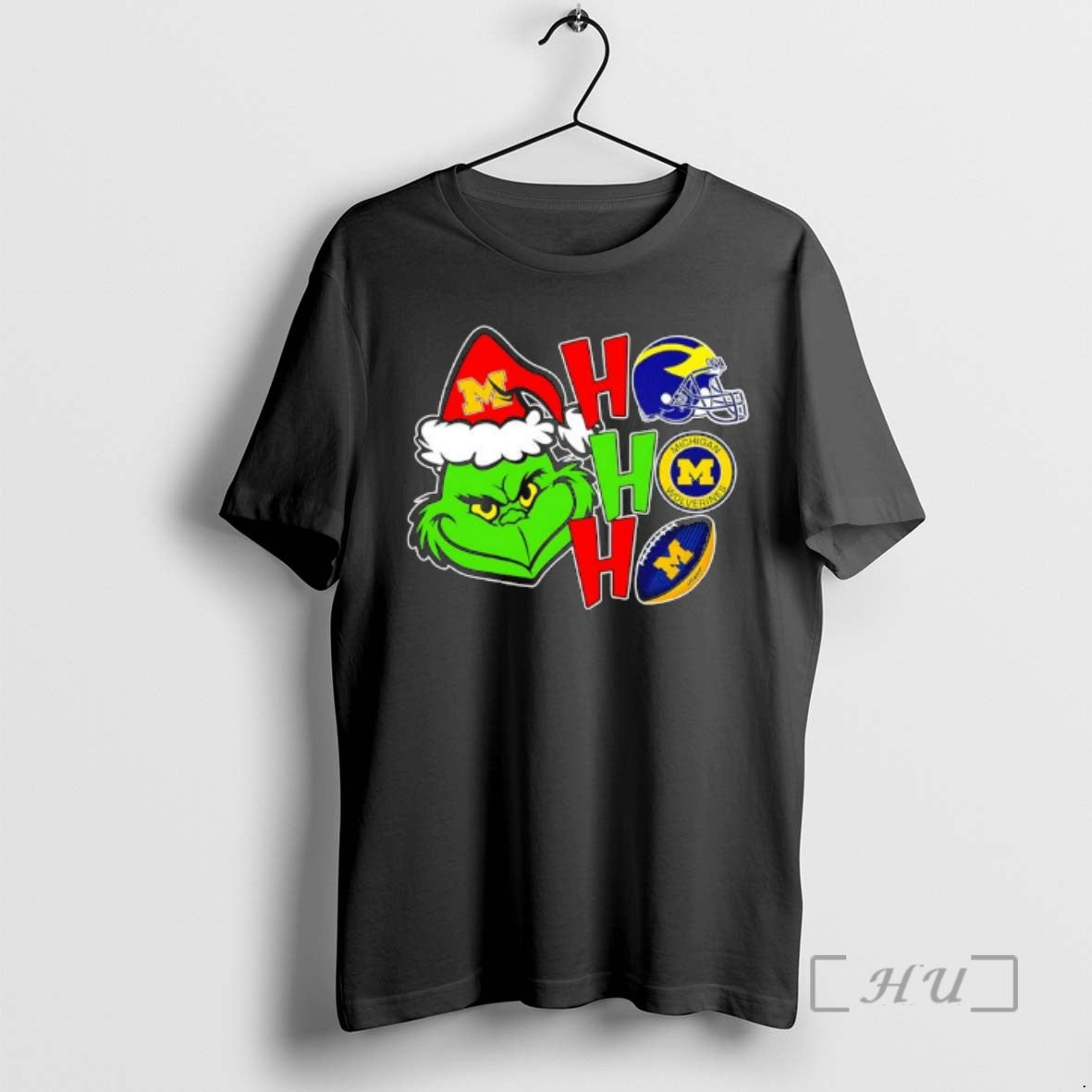 Officials Michigan Wolverines Grinch With Items T-Shirts, Hoodie, Sweatshirt | PopFlextees.com