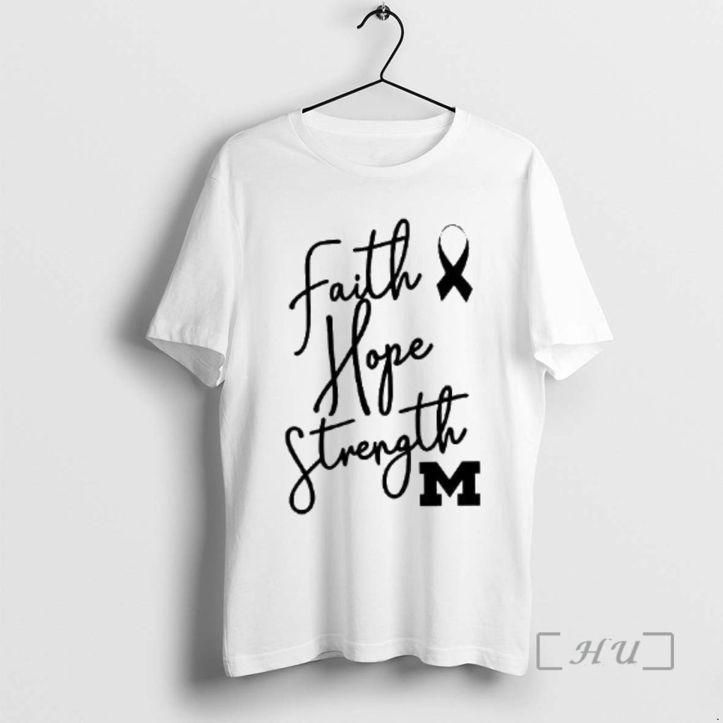 Officials Michigan Faith Hope Strength Woman T-Shirts, Hoodie, Sweatshirt | PopFlextees.com