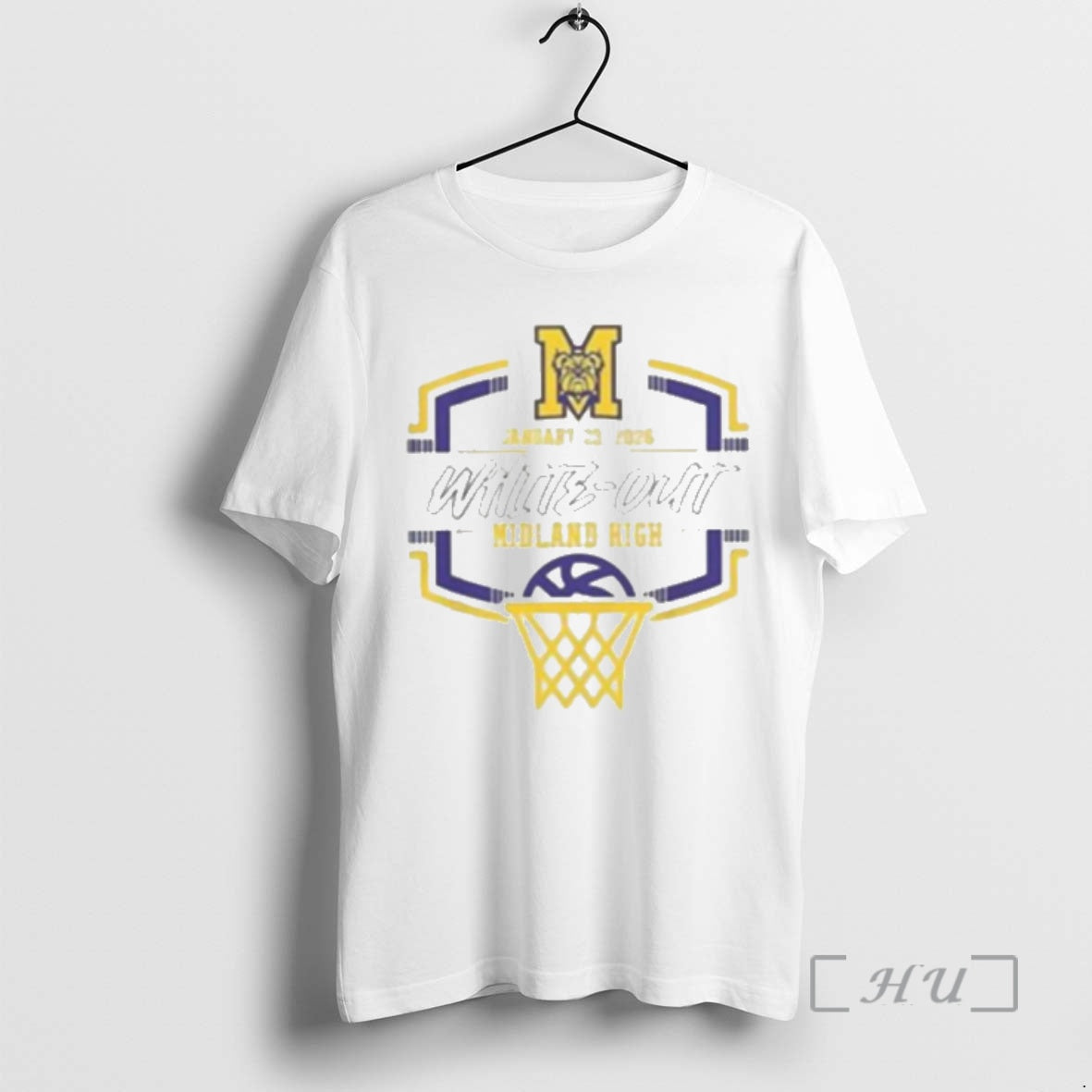 Officials Midland Bulldog Basketball White Out Midland High 2026 T-Shirts, Hoodie, Sweatshirt | PopFlextees.com