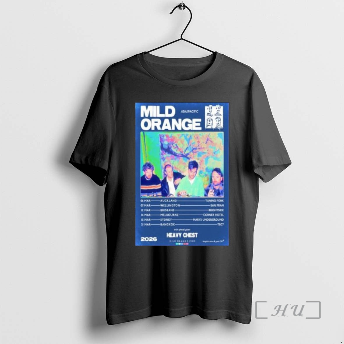 Officials Mild Orange March Tour 2026 Circle Black T-Shirts, Hoodie, Sweatshirt | PopFlextees.com