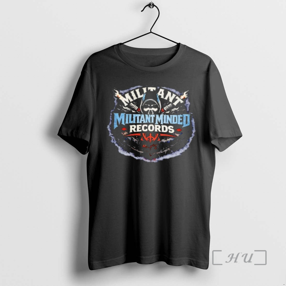 Officials Militant Minded Records Hooded Skull Logo Hip Hop Music Graphic Premium T Shirts Sweater Hoodie, Sweatshirt