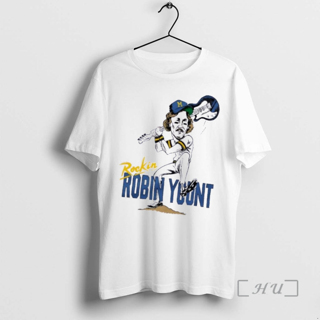 Officials Milwaukee Brewers Rockin Robin Yount T-Shirts, Hoodie, Sweatshirt | PopFlextees.com