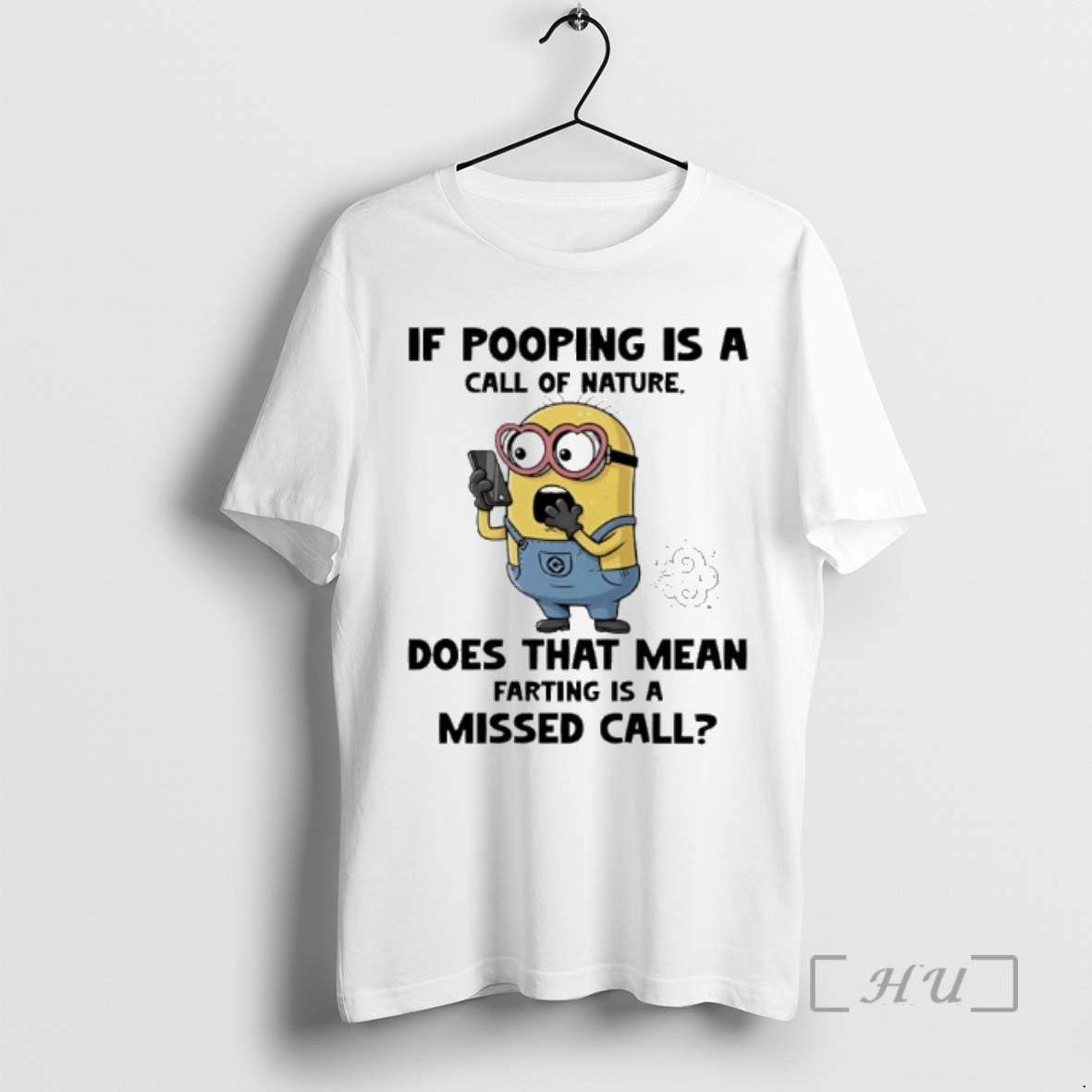 Officials Minion If Pooping Is A Call Of Nature T-Shirts, Hoodie, Sweatshirt | PopFlextees.com
